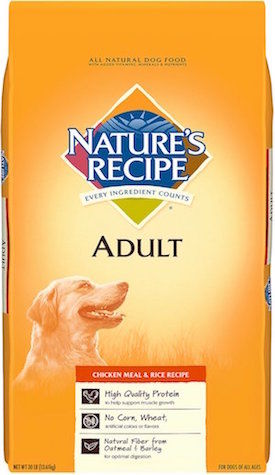 This image has an empty alt attribute; its file name is Nature%E2%80%99s-Recipe-Adult-Chicken-Meal-and-Rice-Recipe-Dry-Dog-Food.jpg